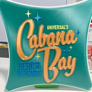 Cabana Bay Beach Resort inspiriertes Schild