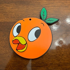 Orange Bird Ornament