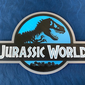 Jurassic World inspirierte Wandkunst