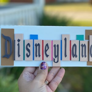 Disneyland Geïnspireerd bord