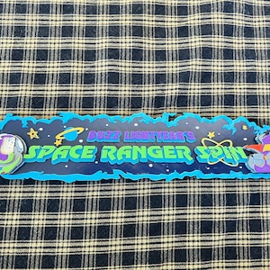 Buzz Lightyear Space Ranger Spin Inspired Sign