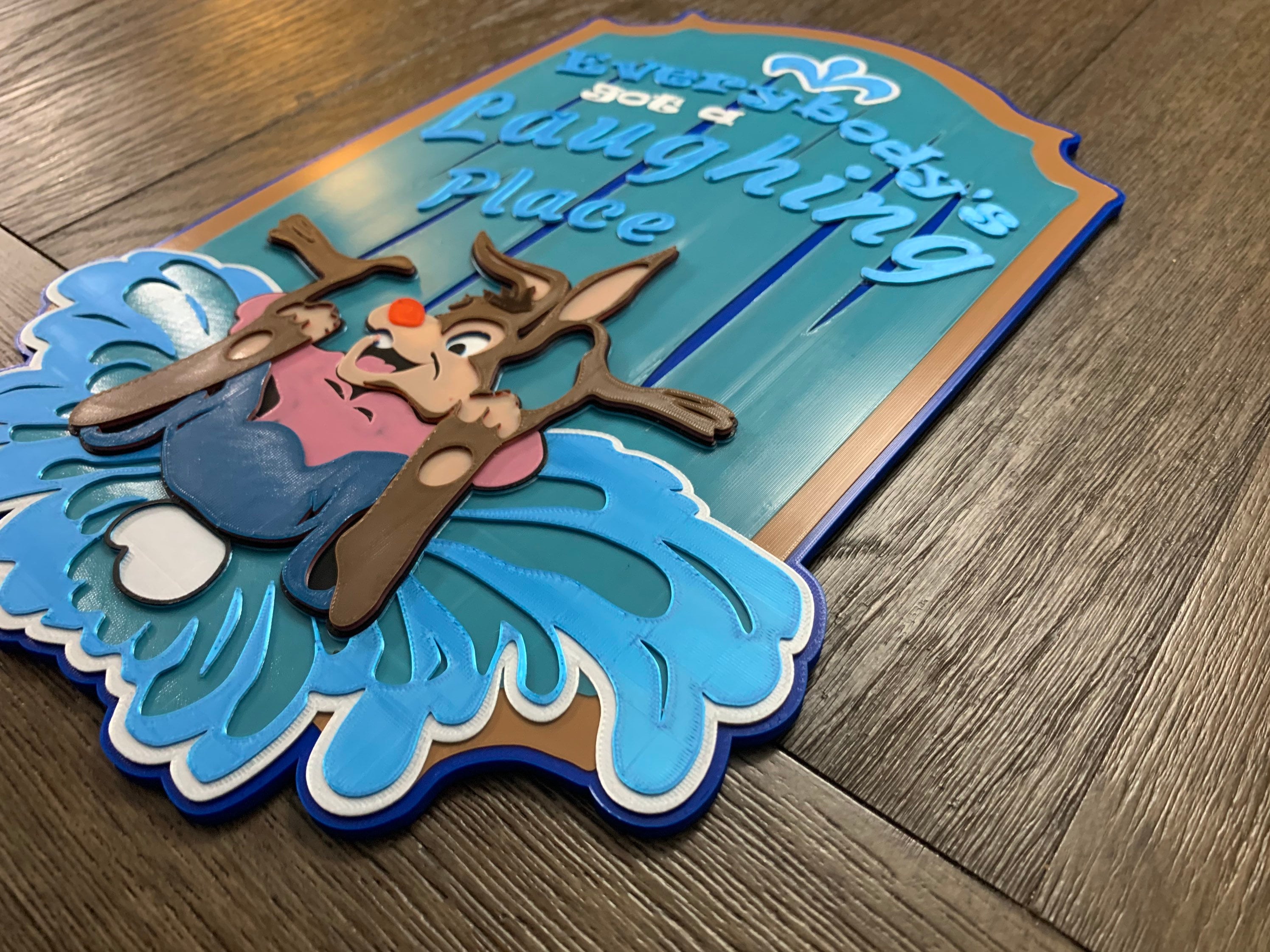 Splash Mountain Everybodys got a Laughing Place Sign Etsy