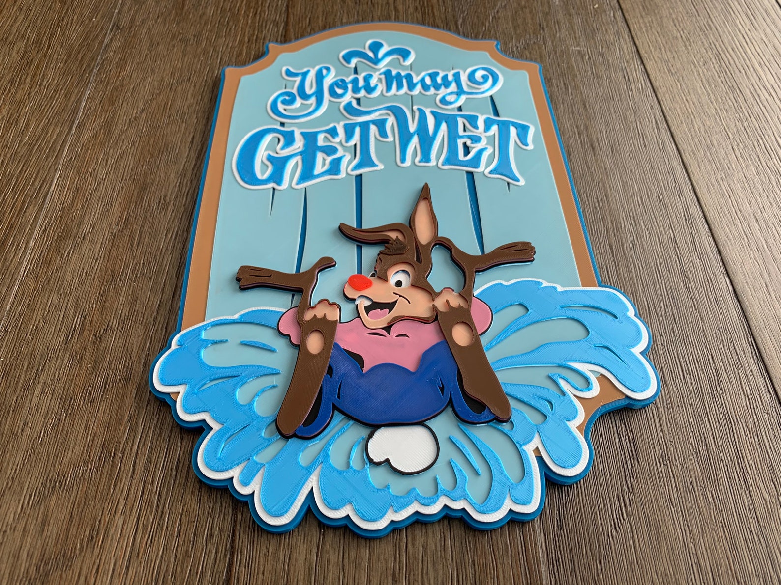 Splash Mountain You May Get Wet Sign Etsy Canada
