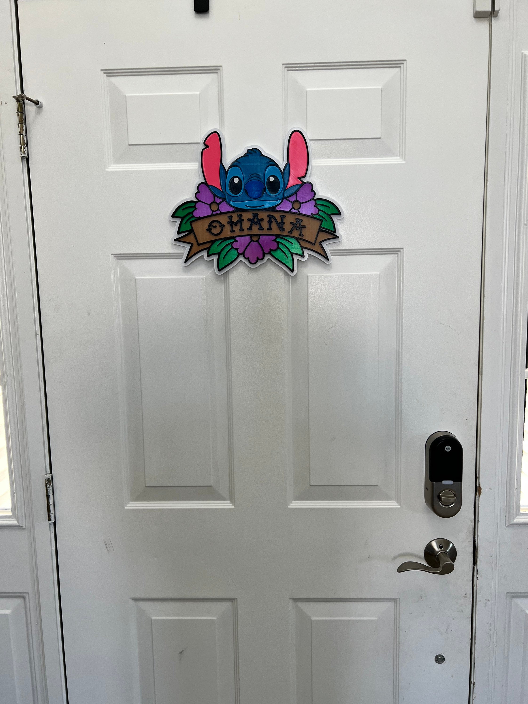 Stitch “ohana” Inspired Wall Art - Etsy