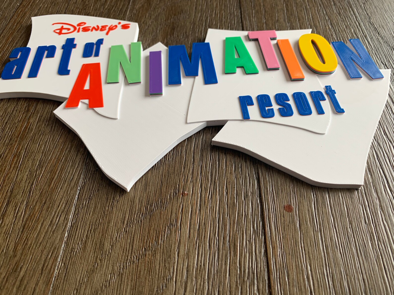 Art of Animation Resort Sign - Etsy