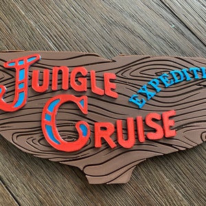 Jungle Cruise Inspired Sign
