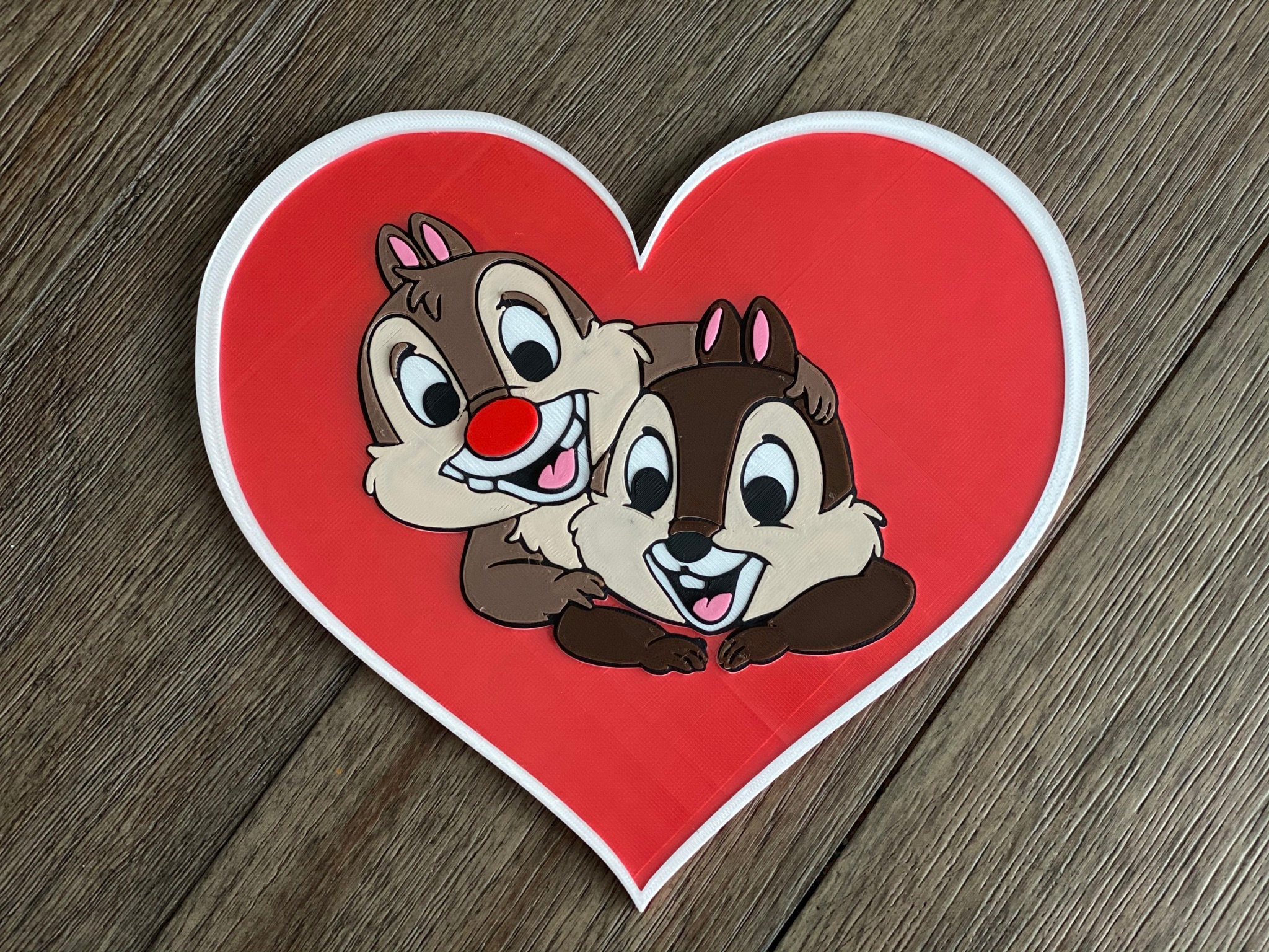 チップとデールのバレンタインサイン - Etsy 日本