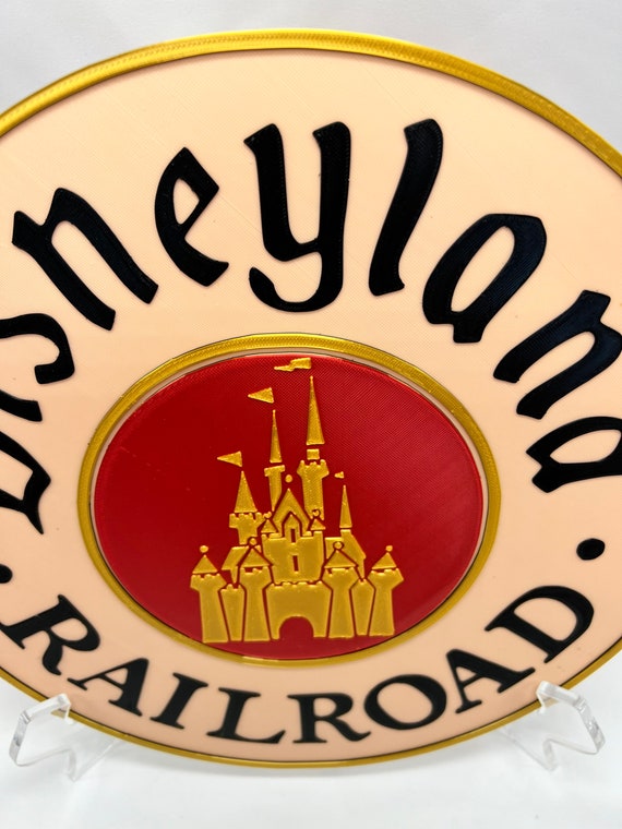 Disneyland Railroad Inspired Sign - Etsy