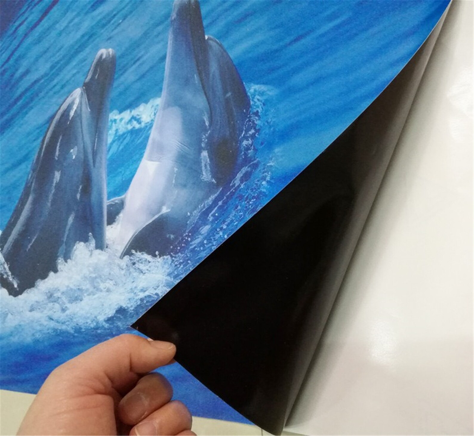 Custom Selfadhesive Floor Mural Photo Wallpaper 3D Seawater Etsy