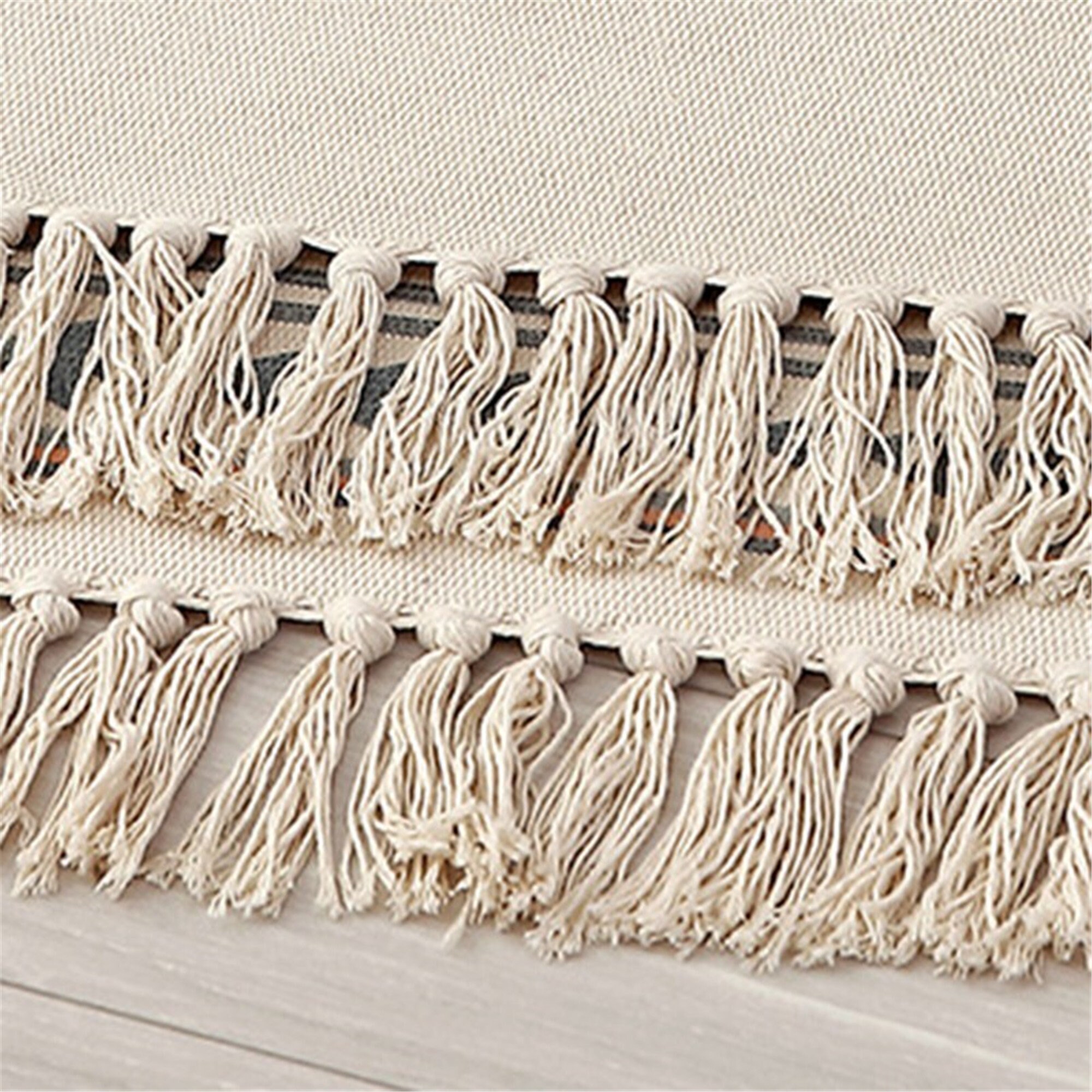 Cotton Floor Mat Tassels Home Weave Carpets Bohemian Doormat Etsy