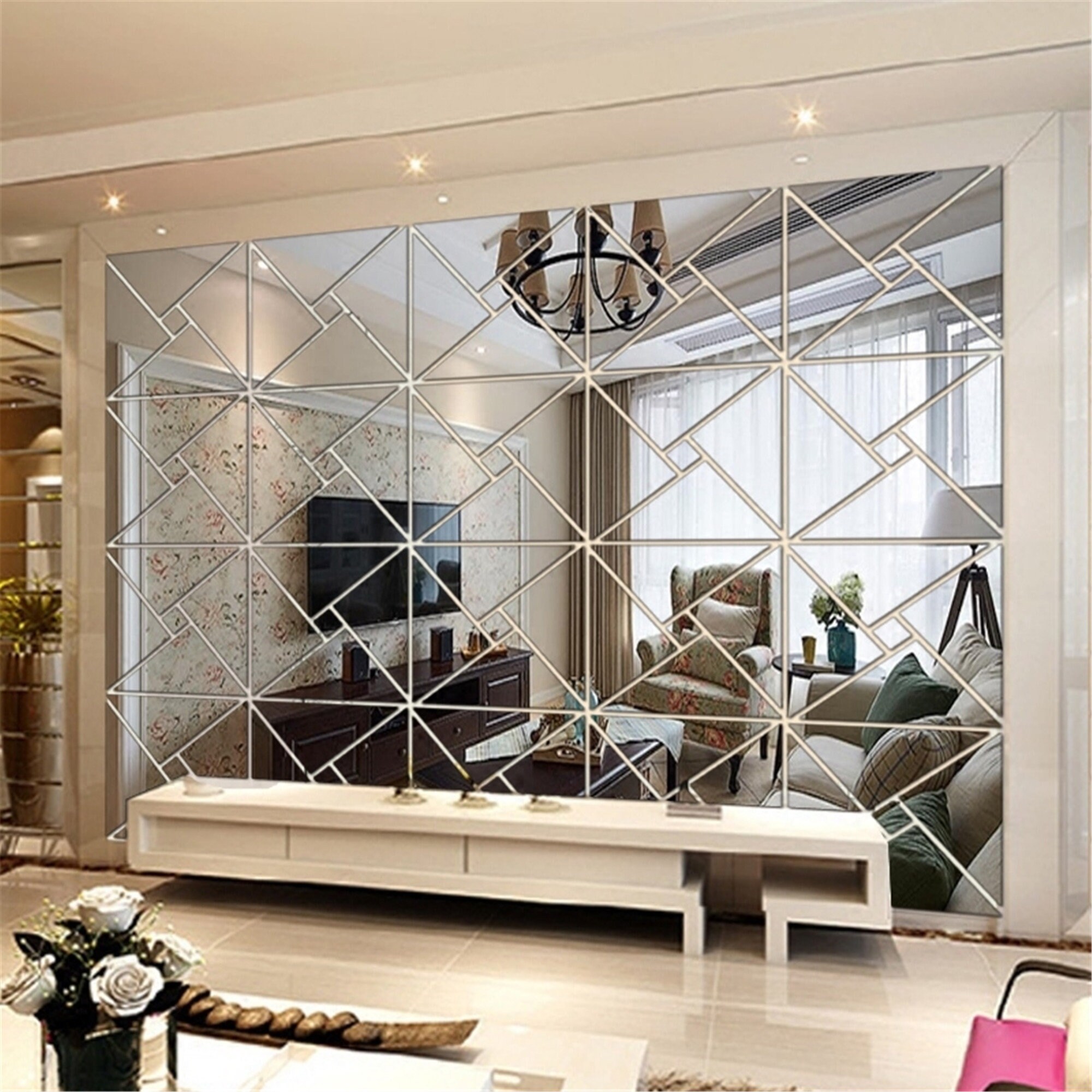 Fashion shopping style Thousands of items added daily Mirror Tile Wall