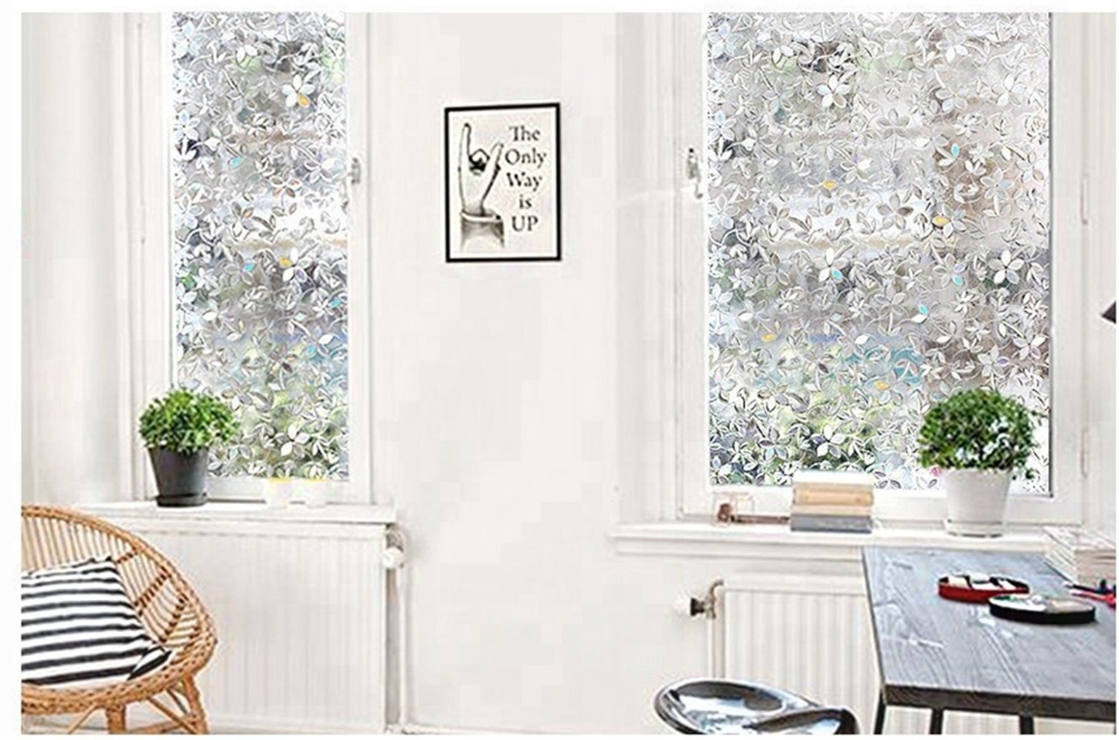 Fenster selbstklebende Folie 3D statische Dekoration