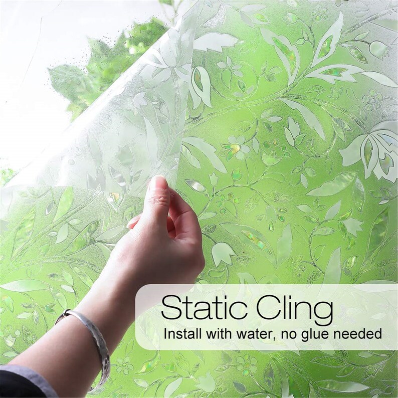 Privacy Window Film 3D Static Decoration Self Adhesive Film Etsy