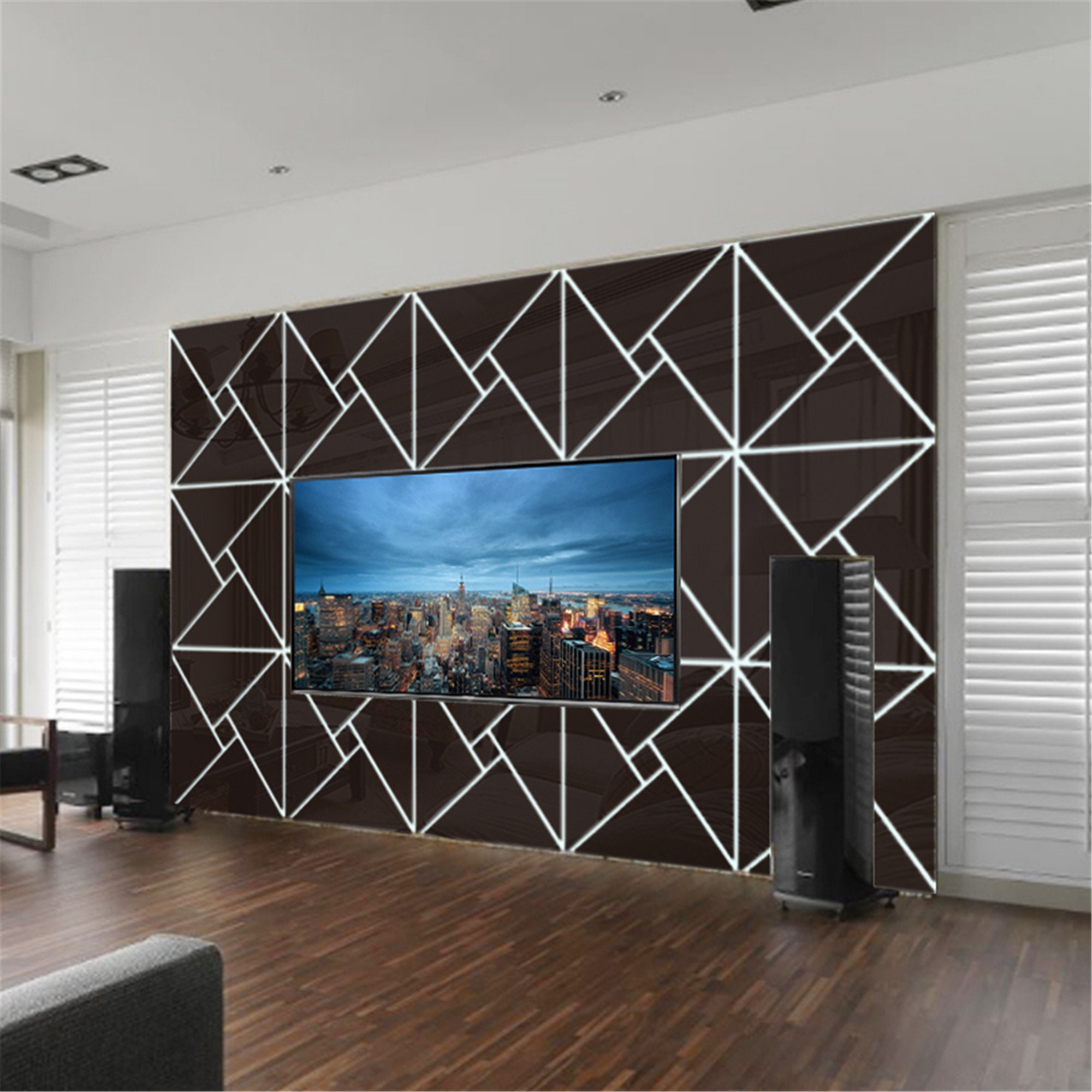 Acrylic Mirror wall sticker renovation home simple decorative Etsy