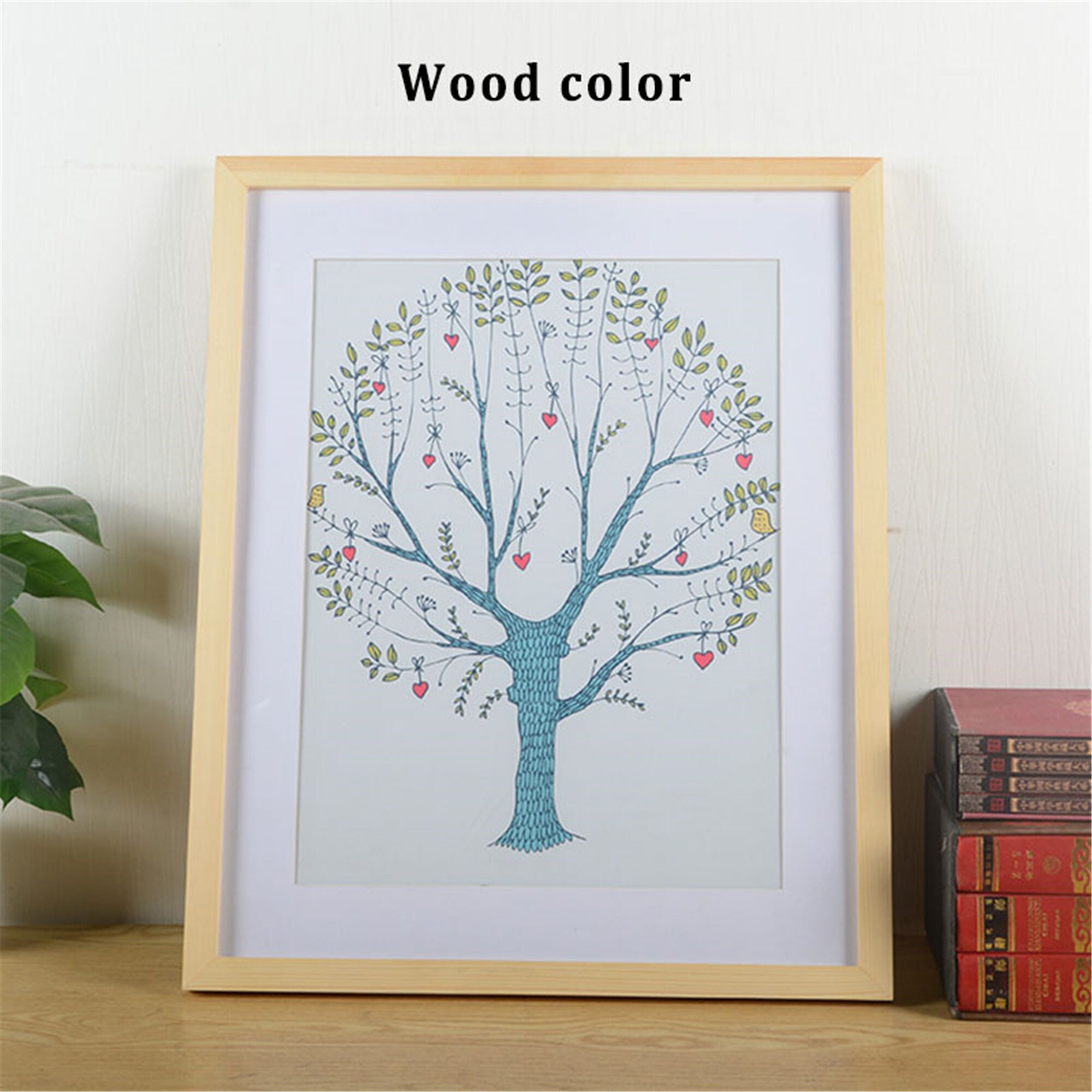 A4 A3 Wooden Frame Black White Color Photo Frames for Wall Art Etsy Australia