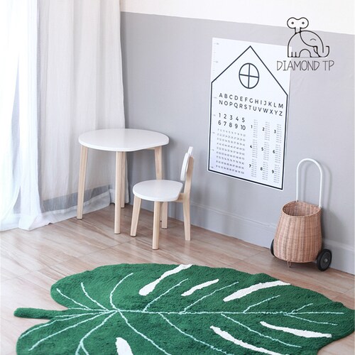 1.5M Nordic Baby Carpet Cotton Baby Leaf Play Mat shops Activity Game Playmat Rug Decoration Children Room Mat Kids Toy Blanket Carpet