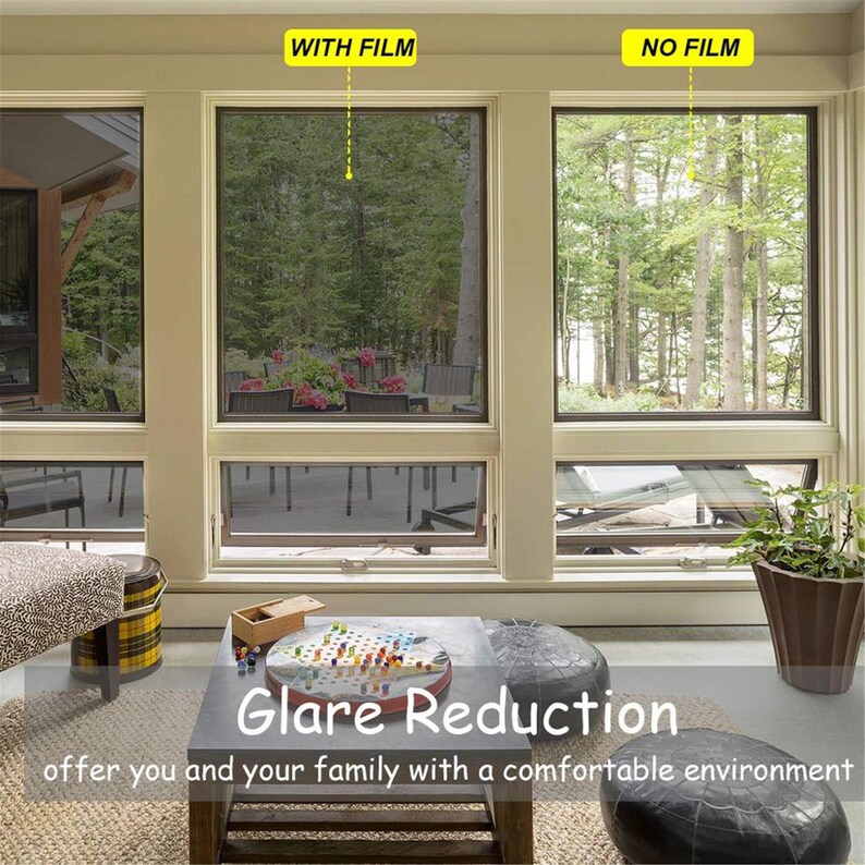 Length 8 M Heat Reducing Window Film Solar Control Glass Film Etsy