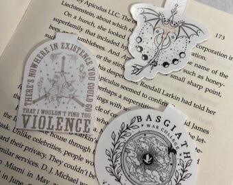 Fourth Wing Magnetic Bookmark – Dragon Rider, Basgiath War College
