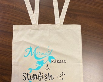 Mermaid Kisses Starfish Wishes Mermaid Bag Gift for Her - Etsy