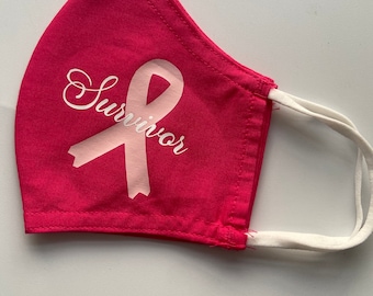 Breast Cancer Awareness Face Masks