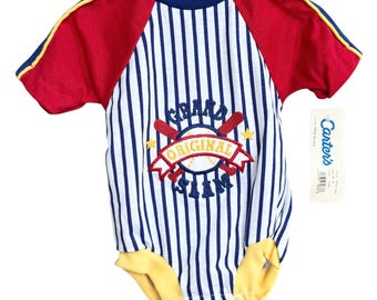 Pelele Carter's vintage de los años 80: béisbol Grand Slam, nuevo en el mundo, fabricado en EE. UU.