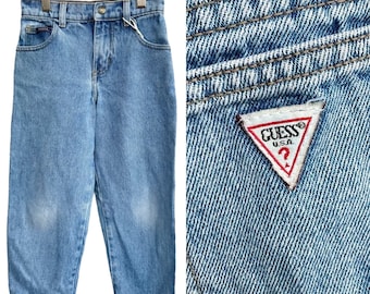 Jeans en denim pour enfants de la marque Guess des années 1990 | Fabriqué au Mexique | 5T