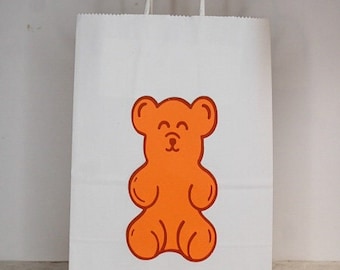 Bolsas de regalo de fiesta de osito de goma
