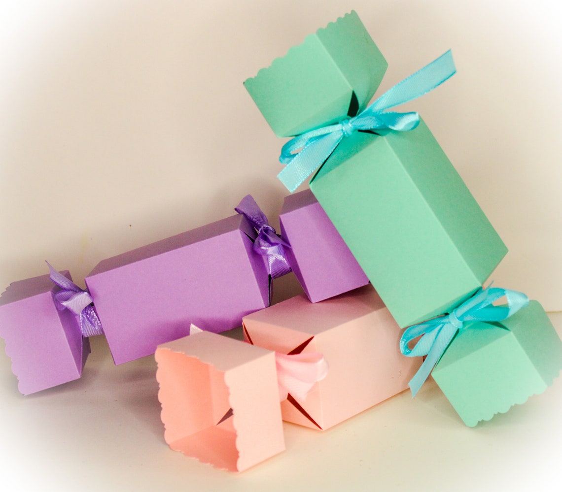 Candy shaped favor boxes Etsy