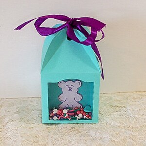 Gummy Bear Party Favor Box  With Window