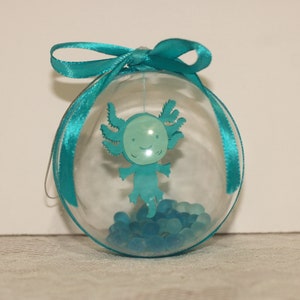 Floating Axolotl Ornament