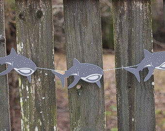 Whale Shark Party Banner/Garland