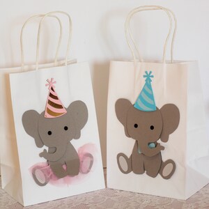 Baby Elephant Favor/Gift Bags