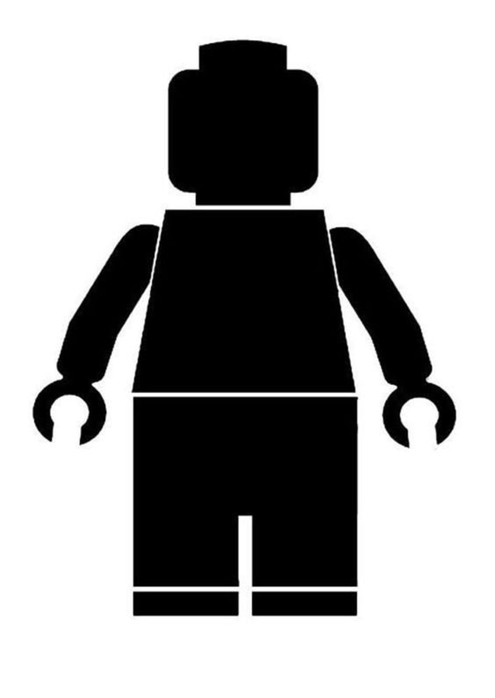 Lego Man Silhouette Decal Sticker for your car truck wall Etsy