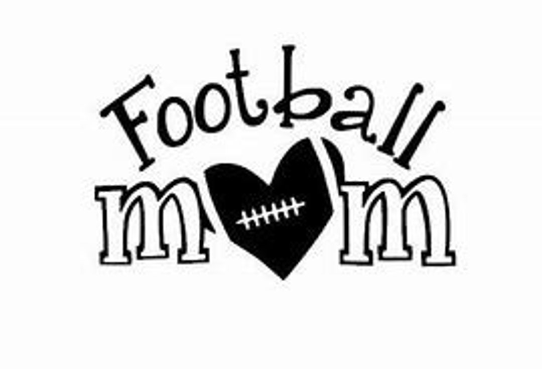 Football Mom Decal Sticker for Your Car Truck Suv Phone Tablet Etsy
