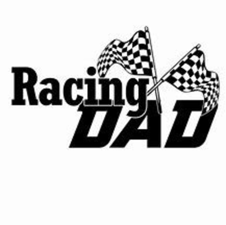 Download Racing Dad Decal Sticker for your car truck suv phone tablet | Etsy