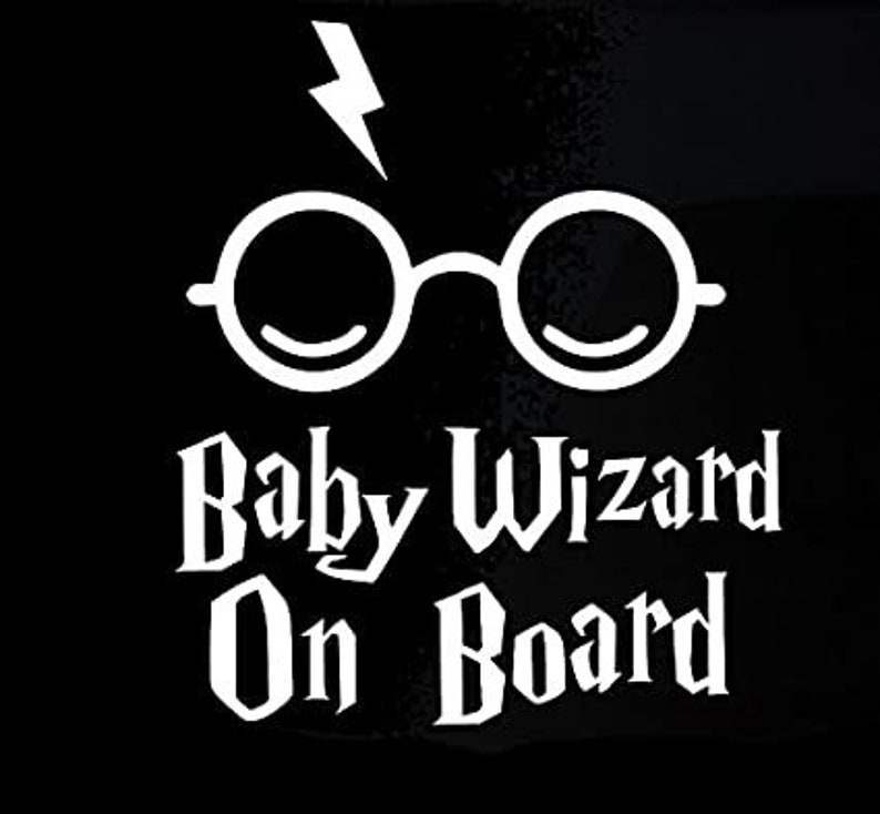 Adesivo Auto BABY WIZARD ON BOARD - Hermione, Divertente E Resistente - Foto 4