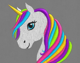 Embroidery design UNICORN Pony pes hus  jef 4 sizes