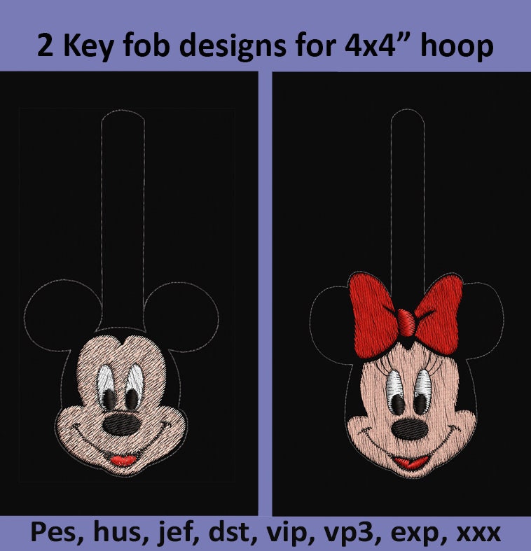 Mickey mini key fob - Etsy 日本