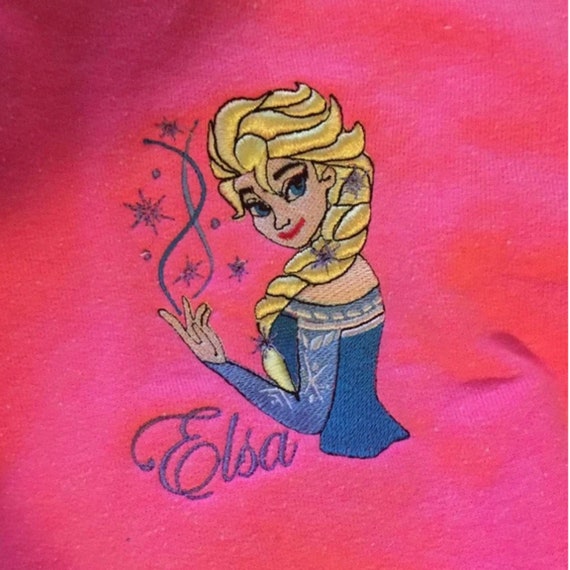 刺繍デザイン エルサ アナと雪の女王 pes hus jef 4x4