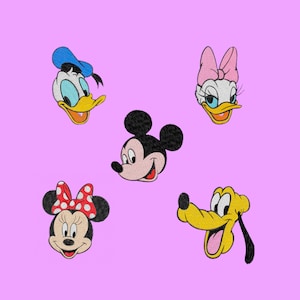 Embroidery design Mickey Mouse friends pes hus  jef 3 sizes