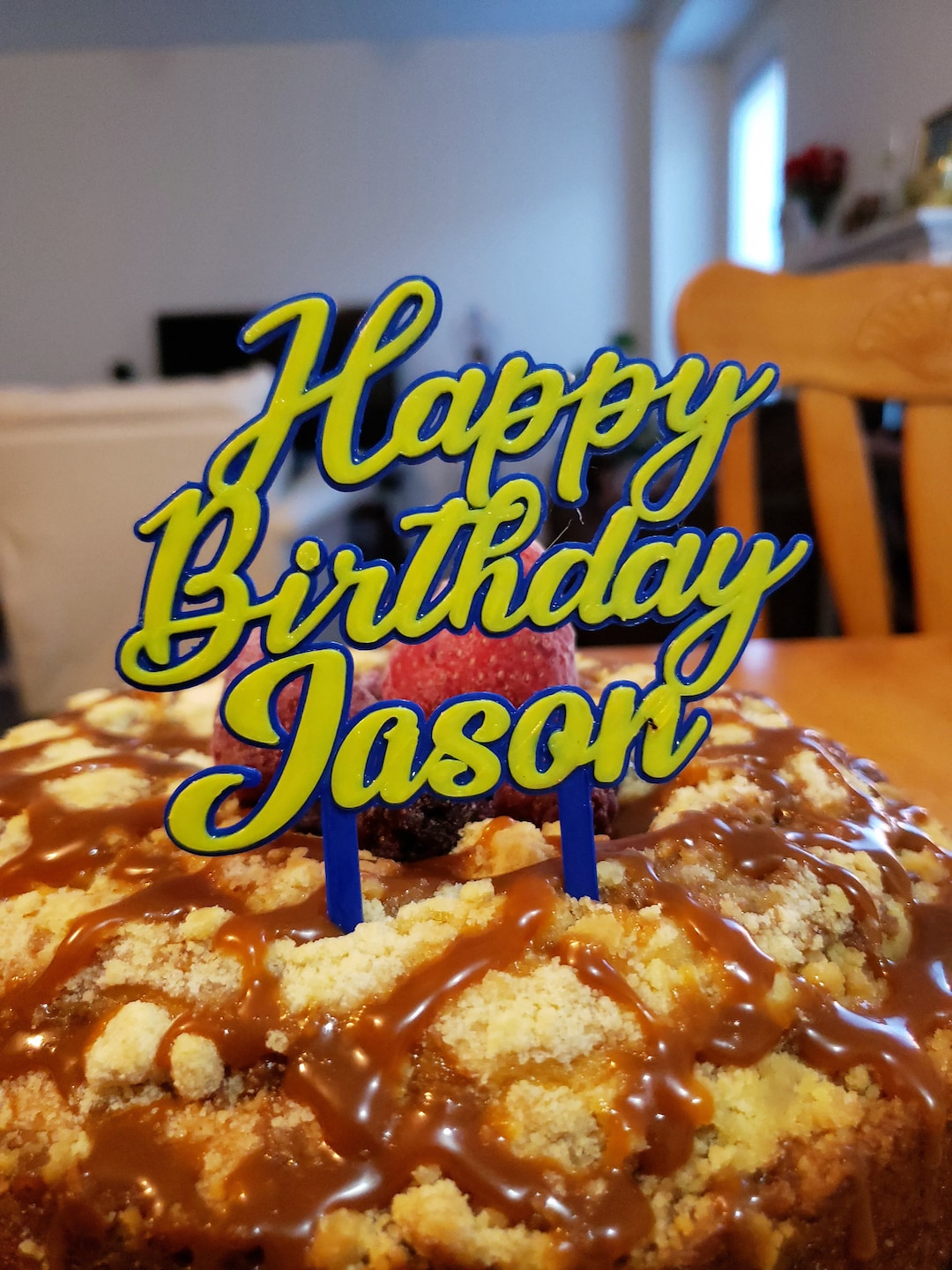 Custom Birthday Cake Sign - Etsy