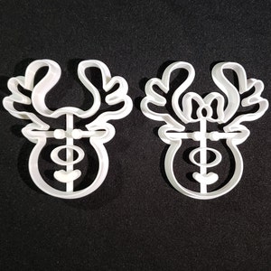 Reindeer Rudolph Cookie Cutter - Holiday Christmas Cookie Cutters