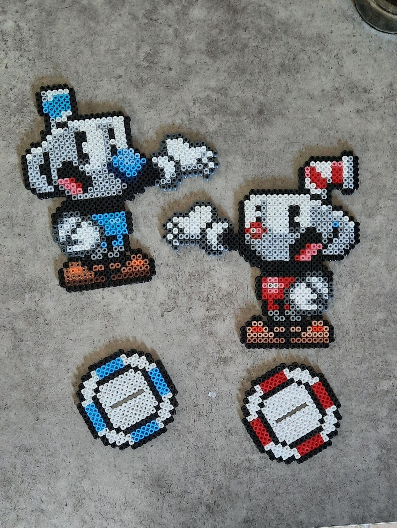 Cup Head Mario & Yoshi personajes pixelados hechos a mano y - Etsy España Cup Head Mario & Yoshi personajes pixelados hechos a mano y - Etsy España