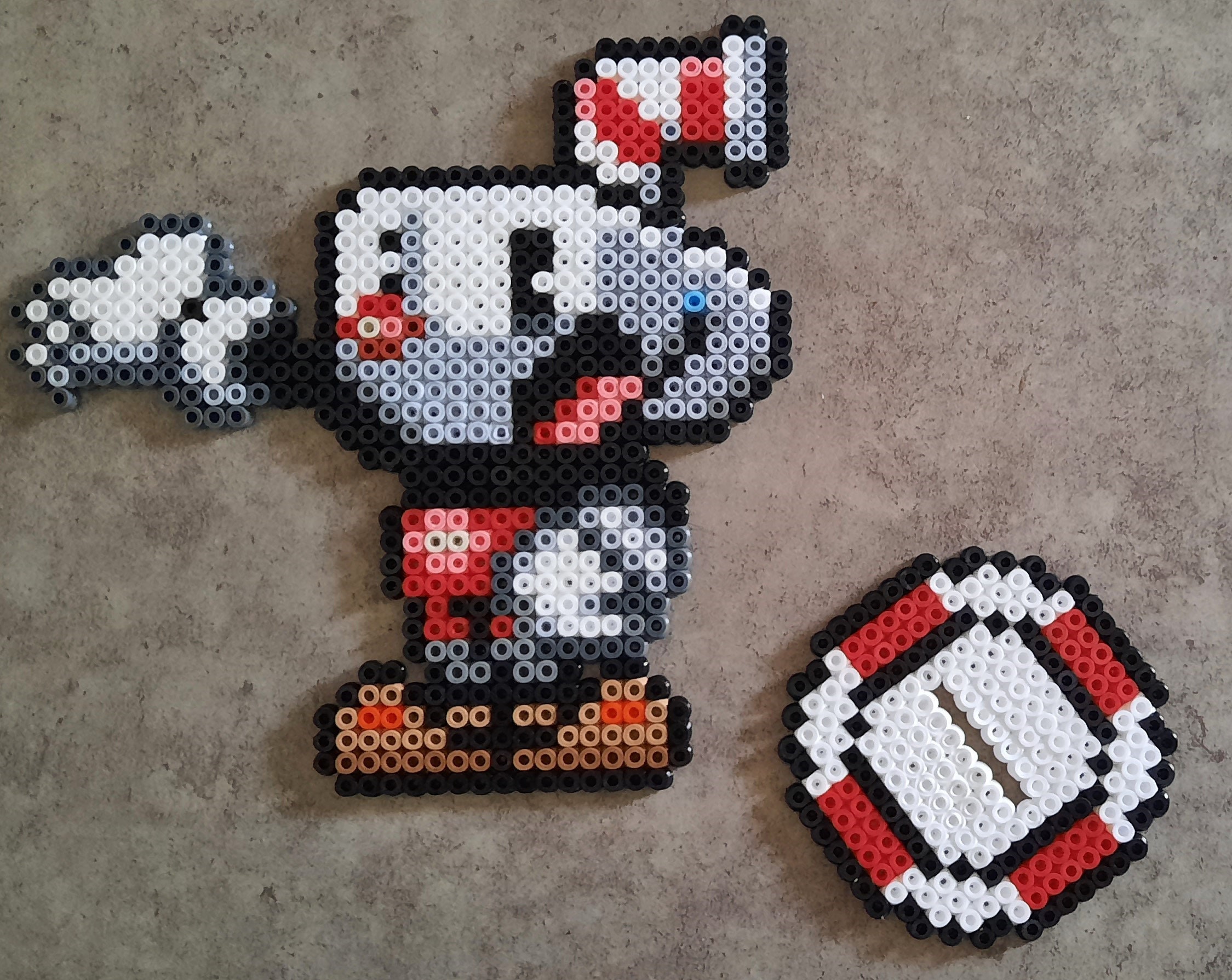Cup Head Mario & Yoshi personajes pixelados hechos a mano y - Etsy España Cup Head Mario & Yoshi personajes pixelados hechos a mano y - Etsy España