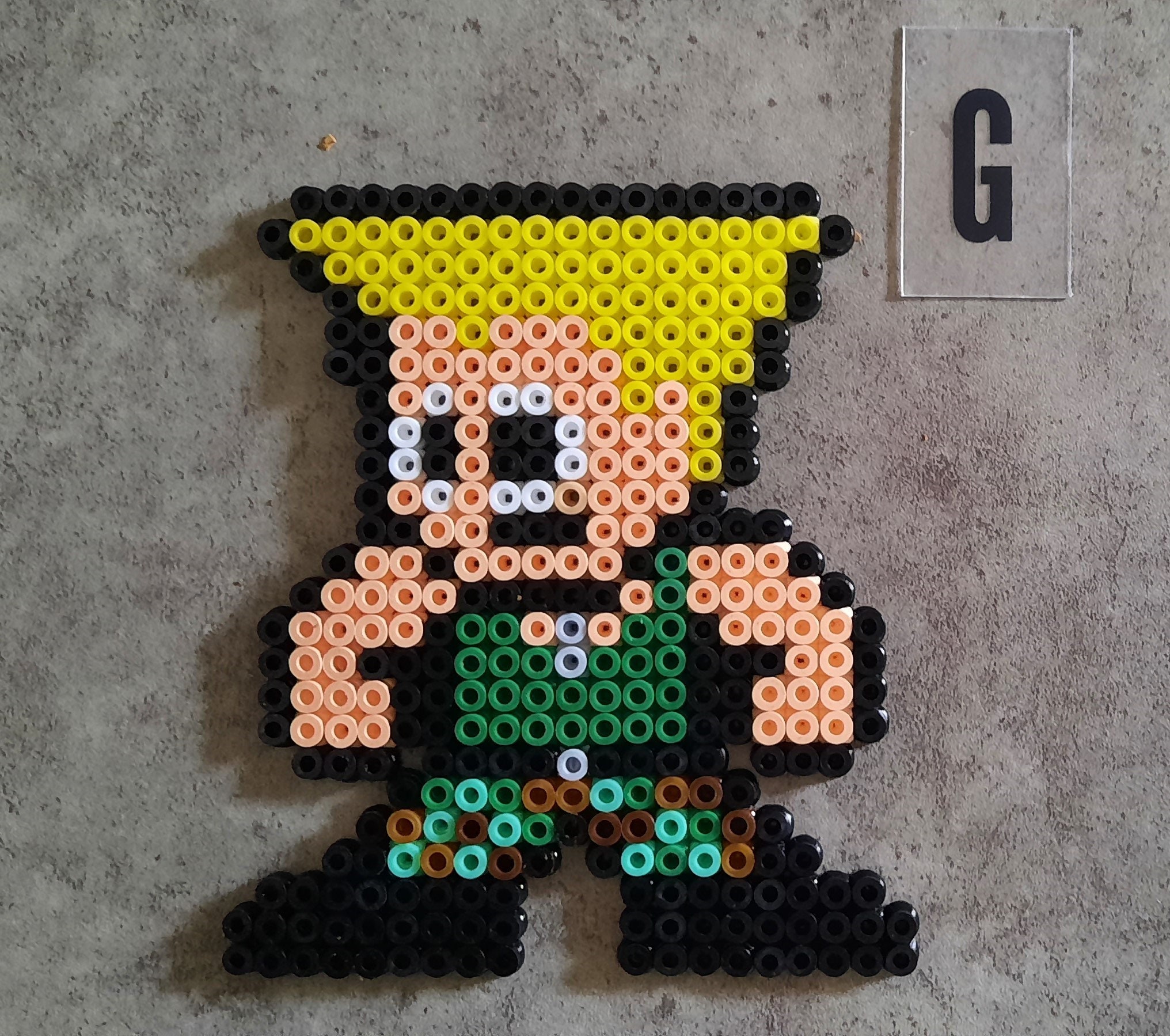 Wall Sticker Street Fighter Guile Pixel Art