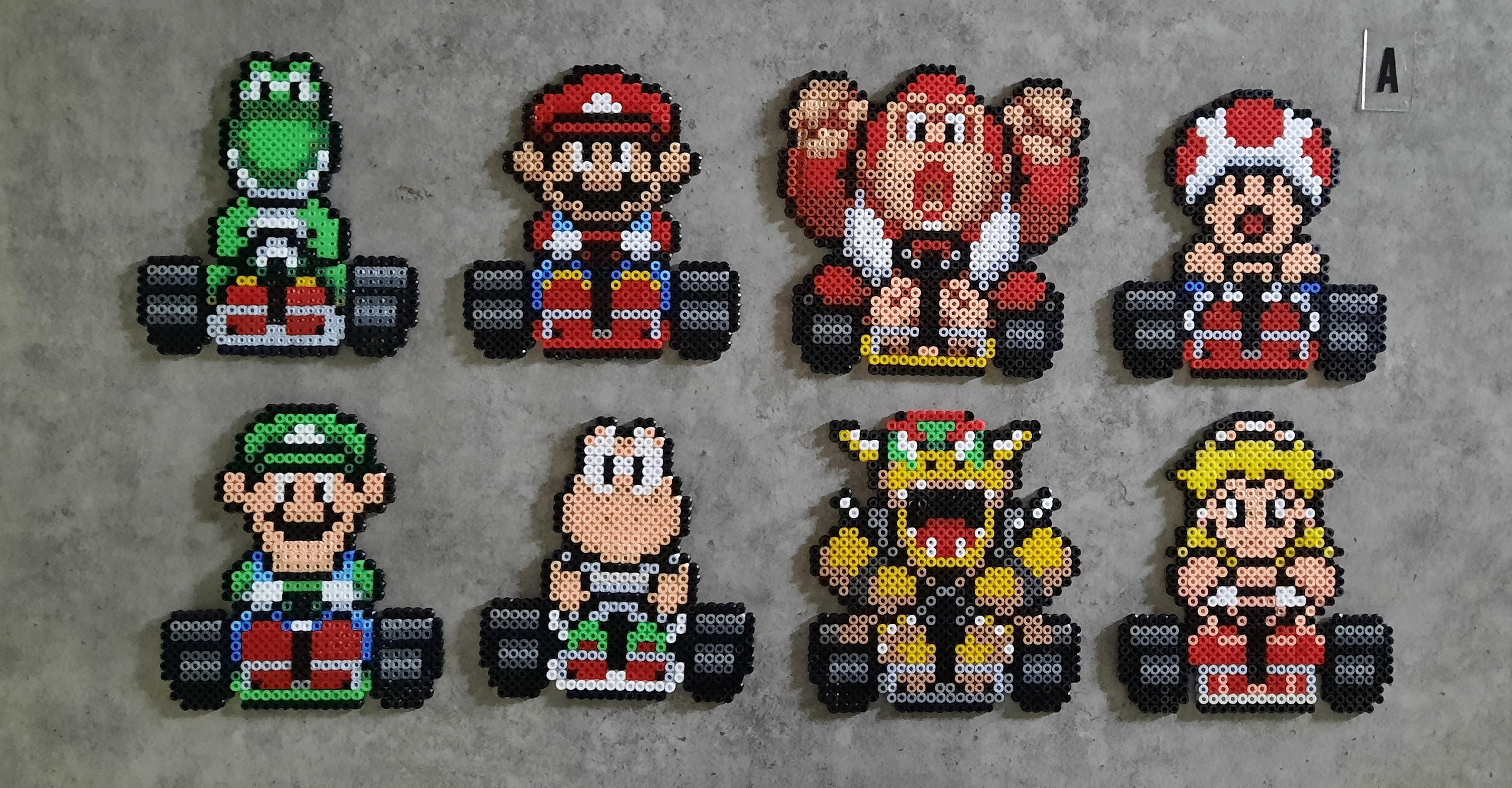 Super Mario Kart Bowser : r/beadsprites