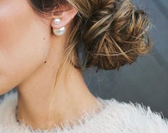 dior double sided earrings