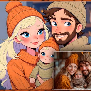Cartoon Art Portrait From Photo|Custom Personalized Digital Artwork|Sketch Art Style Portrait|Couple Cartoon Drawing|Cartoon Pet Portrait