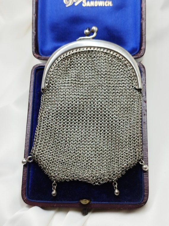 Buy Antique German Silver Purse, Victorian Silver Mesh Bag Online in India  - Etsy