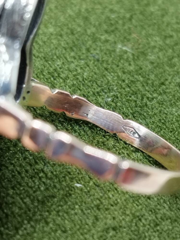 Bague Diamant Argent Sterling Style Victorien - Taille 7, Diamants Naturels, Cadeau Mère Ou Anniversaire
